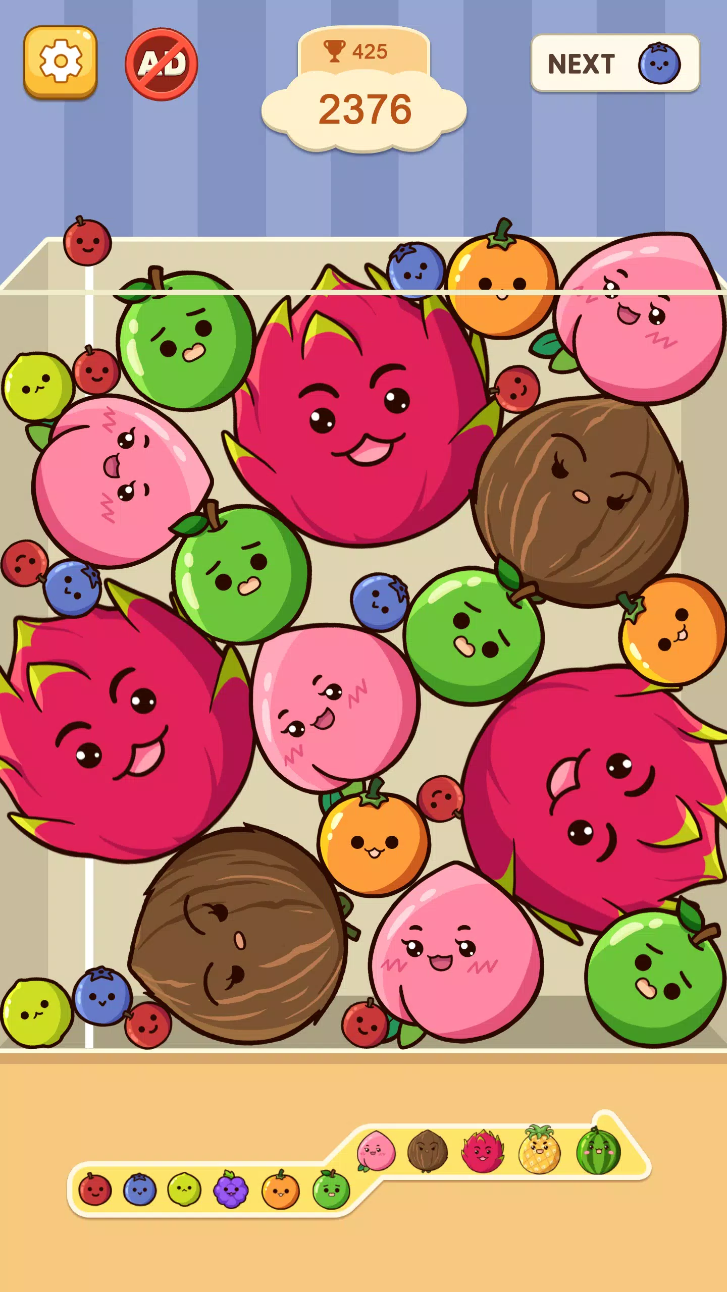 Fruit Merge: Juicy Drop Game 스크린샷 0
