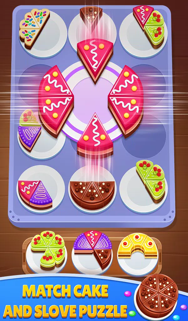 Cake Sort 3d - Match and Merge Captura de pantalla 2