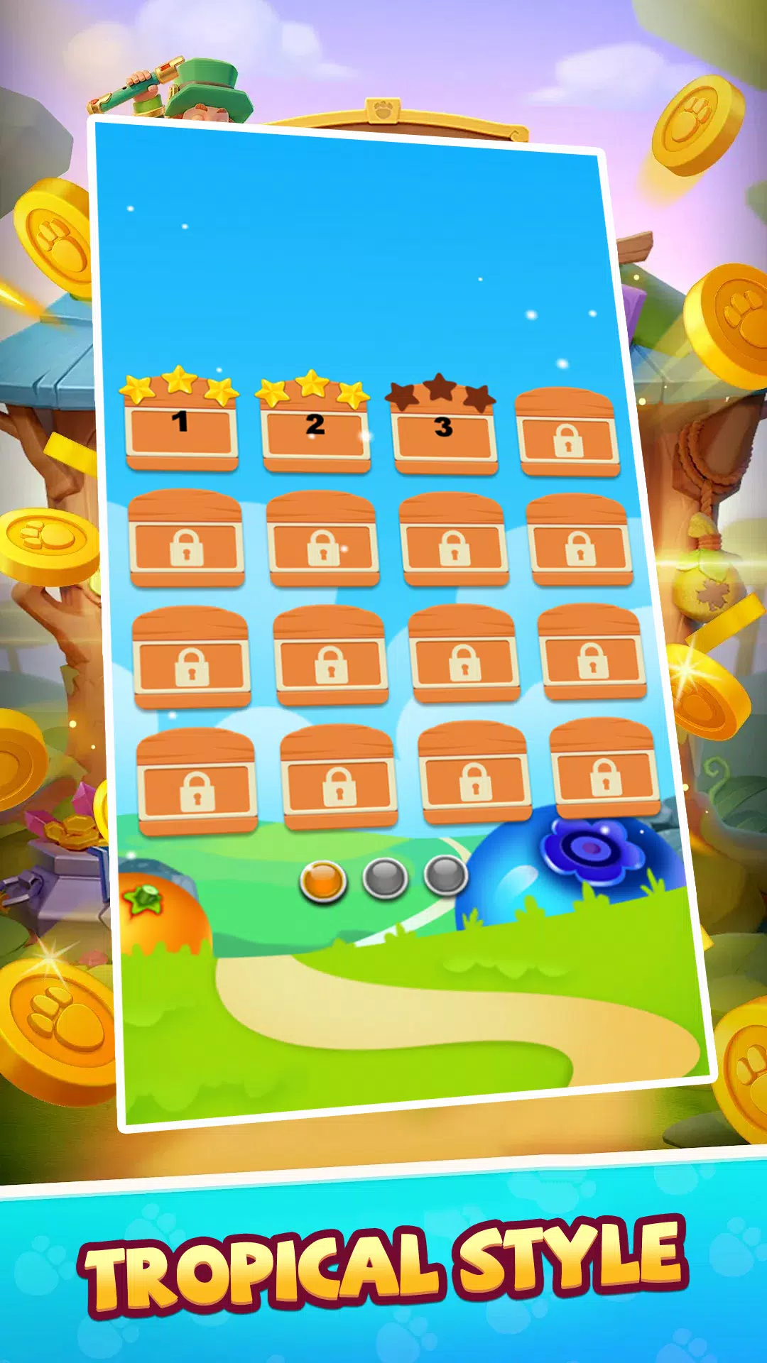 Tropical Match Game Capture d'écran 1
