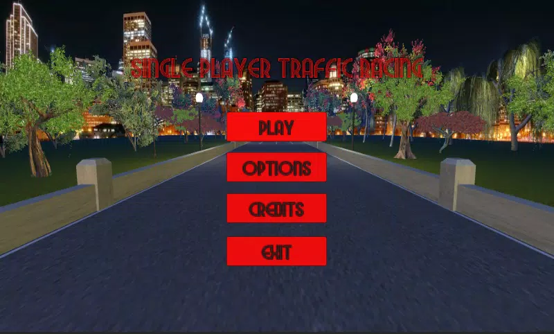 Single Player Traffic Racing Capture d'écran 0