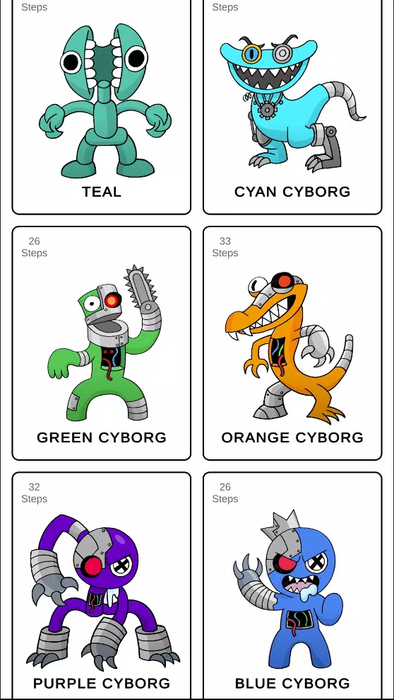 How To draw rainbov frien Скриншот 1