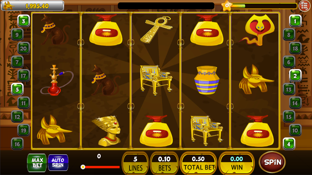 Classic Cleopatra Egypt Slot Machine ♛ Captura de tela 2