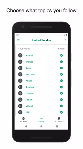 Football.London Tangkapan skrin 2
