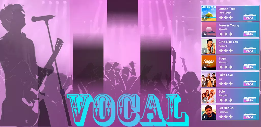 Music Vocal Piano Games Capture d'écran 0