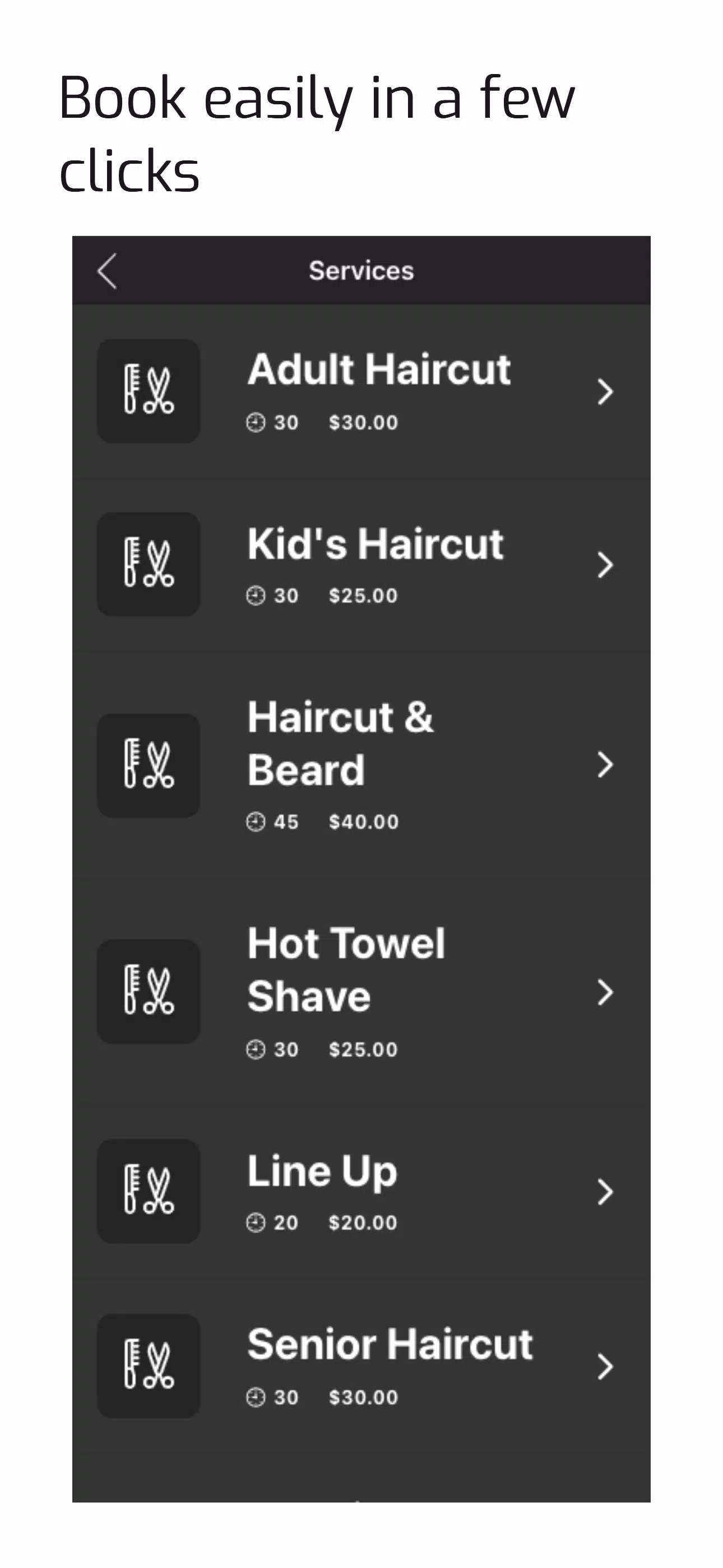 Prime Barbershop Schermafbeelding 1
