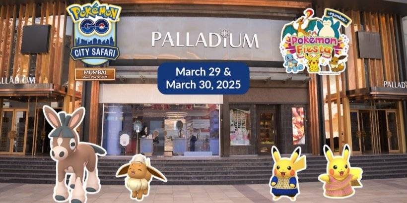 Evento de Pokémon Go en el Phoenix Palladium de Mumbai.