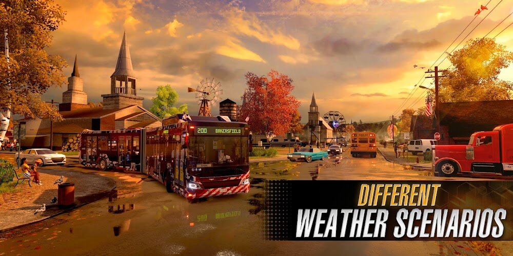 Bus Simulator 2023 Mod ဖန်သားပြင်ဓာတ်ပုံ 1