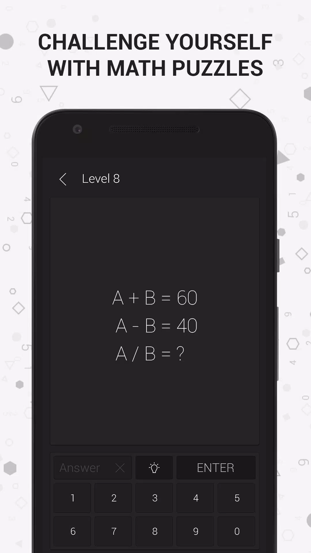 Math | Riddle and Puzzle Game Скриншот 0