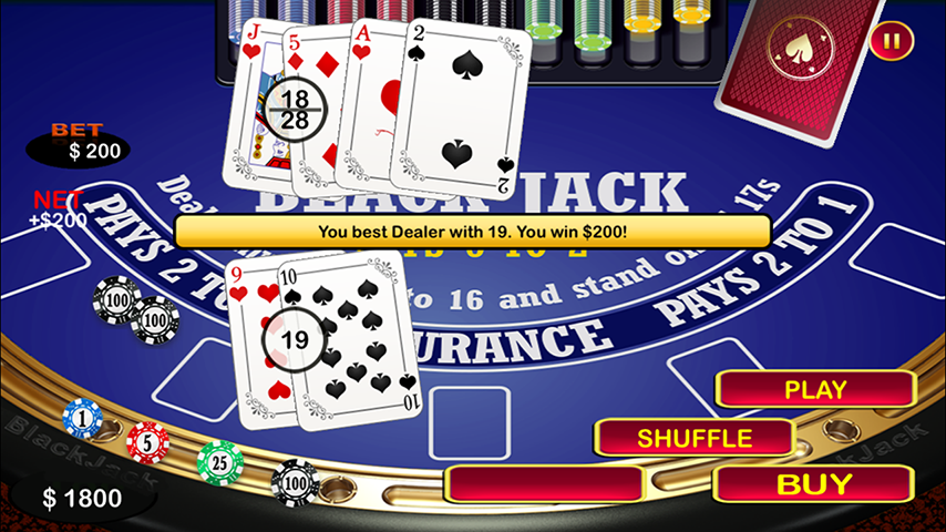 Blackjack 21 Black Jack Table应用截图第1张
