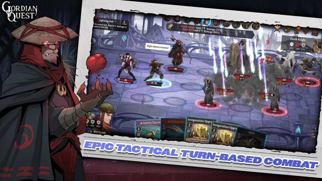 Gordian Quest: Android phát hành game nhập vai xây dựng boong