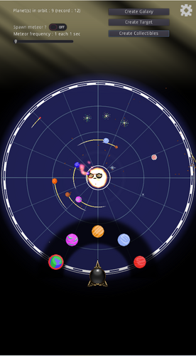 Cosmic Billiard - Demo スクリーンショット 1