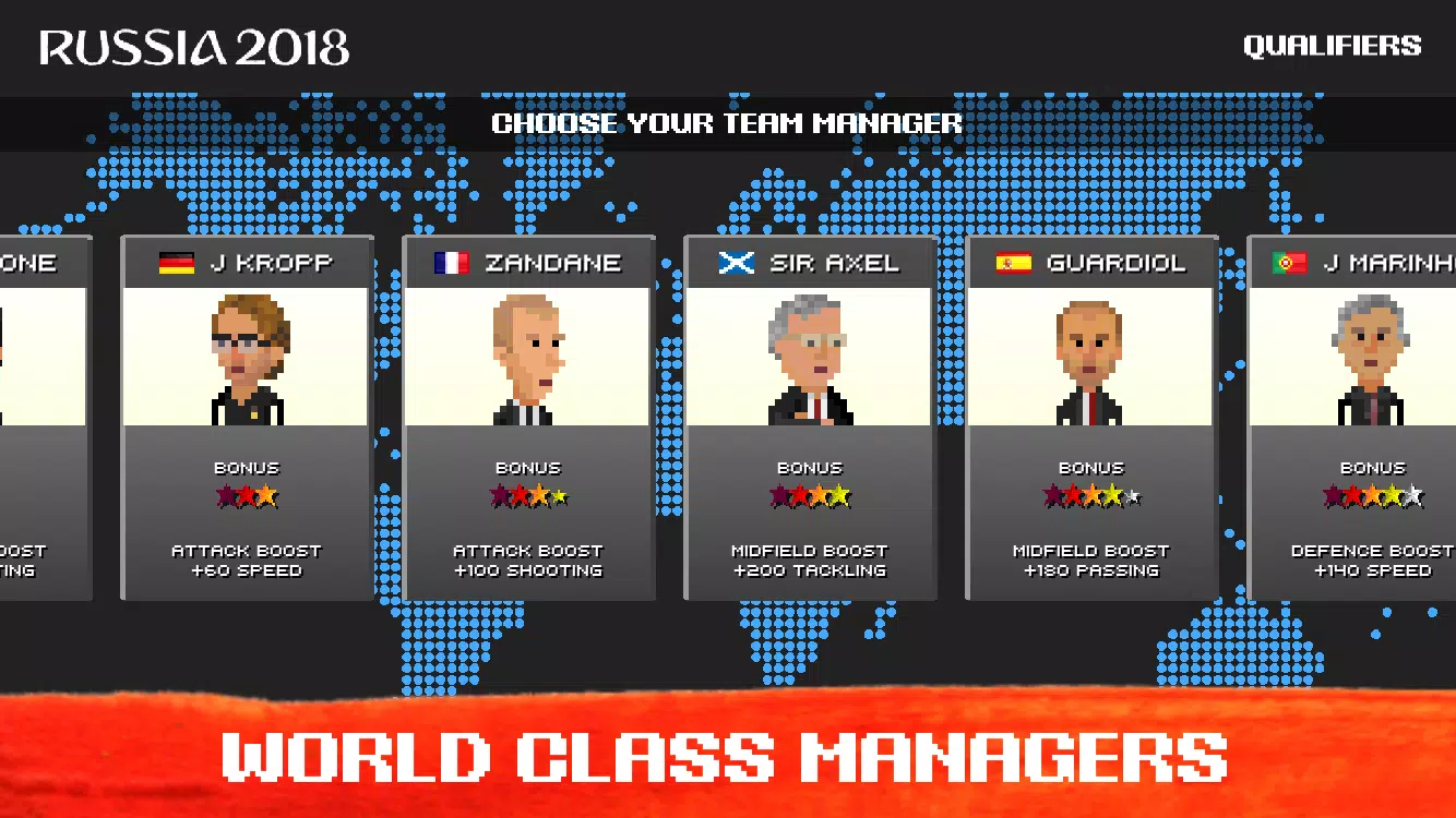 Schermata World Soccer Challenge 2