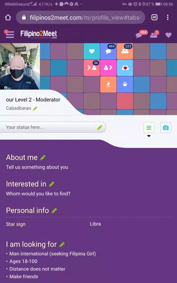 Filipino Philippines Dating Ekran Görüntüsü 2