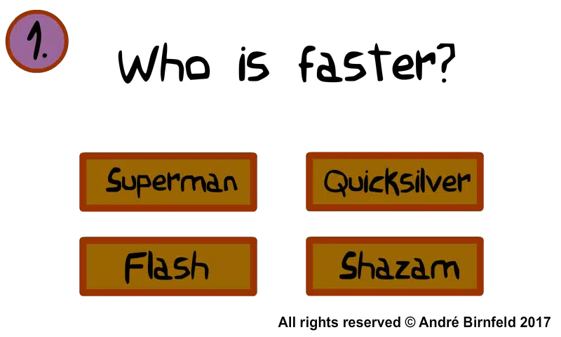 Genius Quiz Heroes Schermafbeelding 1