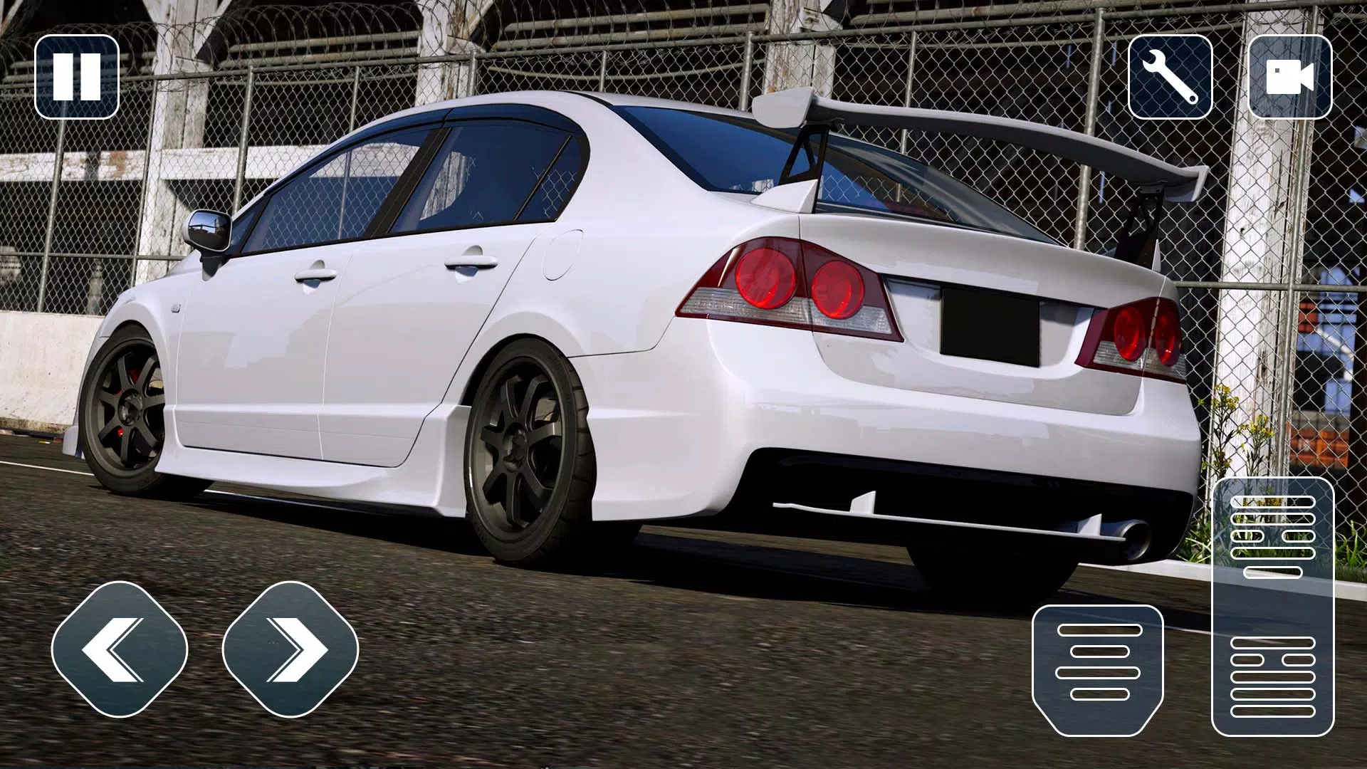 Furious Civic Car City Race Captura de pantalla 3