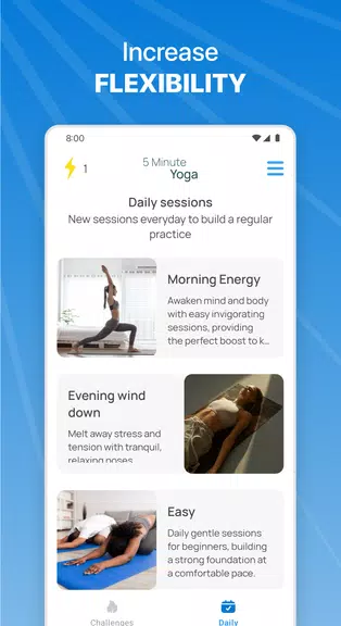 5 Minute Yoga स्क्रीनशॉट 2