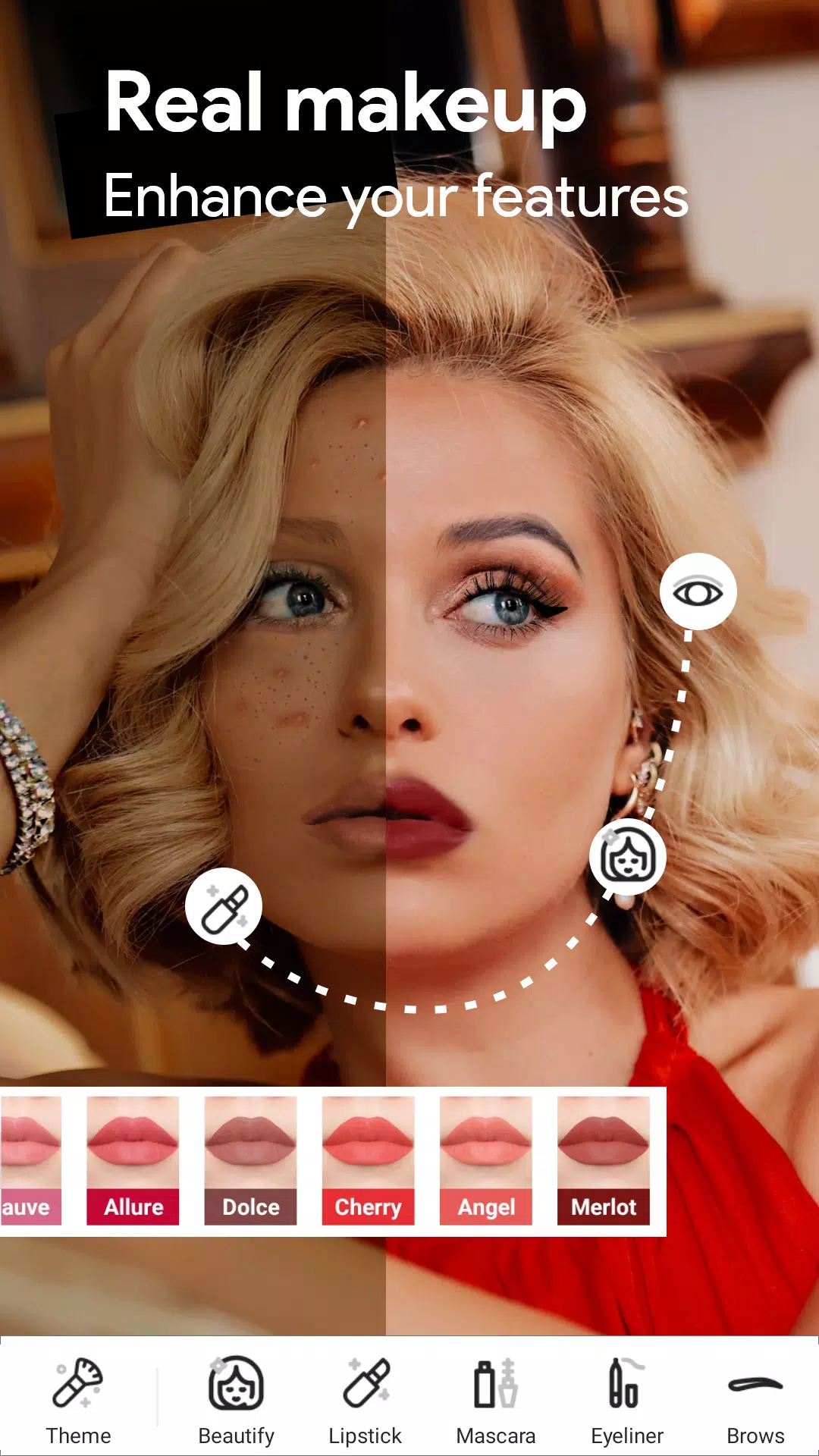 Beauty Camera Selfie Makeup Capture d'écran 0