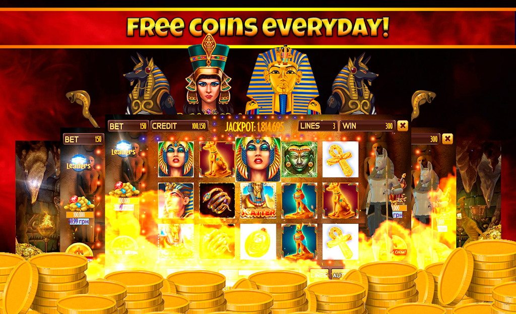 Slots - Pharaoh's Secrets Скриншот 2