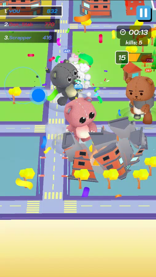 Crazy Monster City Capture d'écran 1