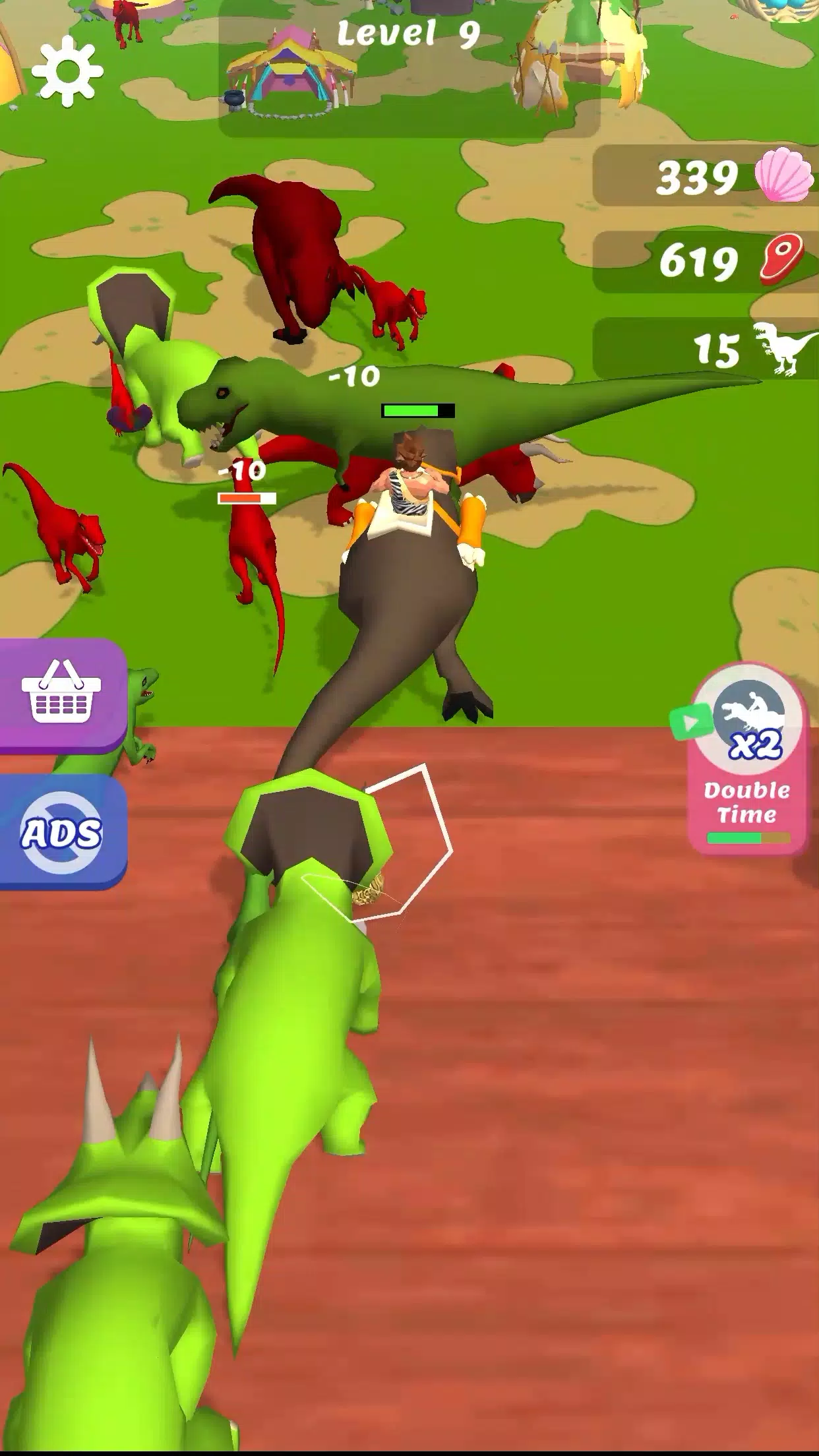 Dino Islands: Collect & Fight Captura de pantalla 3