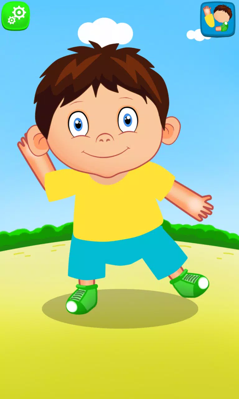 Body parts anatomy for kids Скриншот 1
