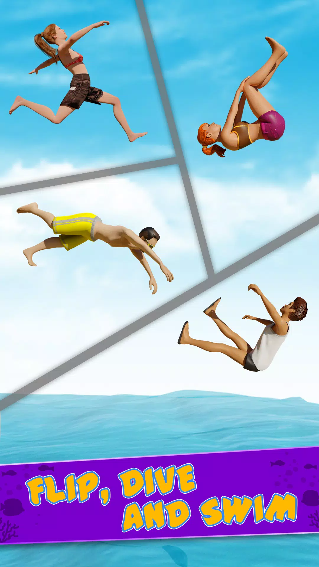 Cliff Flip Diving 3D Flip應用截圖第2張