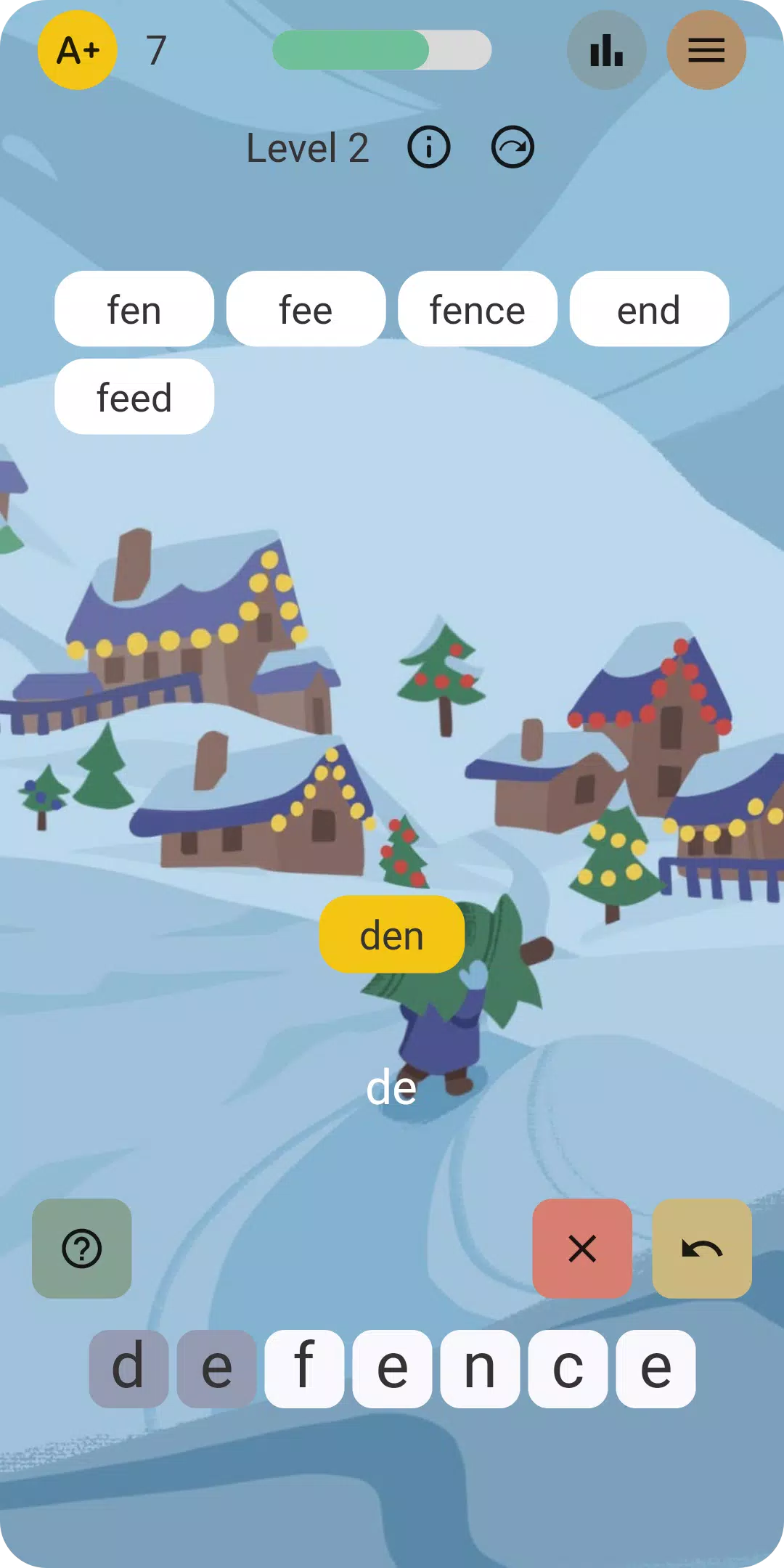 Words from word and contrary スクリーンショット 1