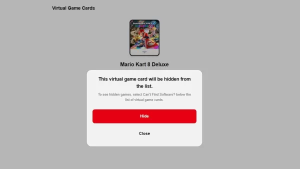 Nintendo, kartları gizlemek için yeni sanal oyun kartı sistemini açıklıyor
