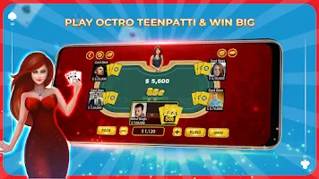 Teen Patti Octro Poker & Rummy Captura de tela 1