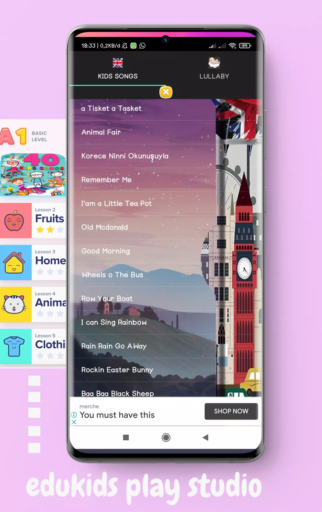 Kids Preschool Learning Songs スクリーンショット 0