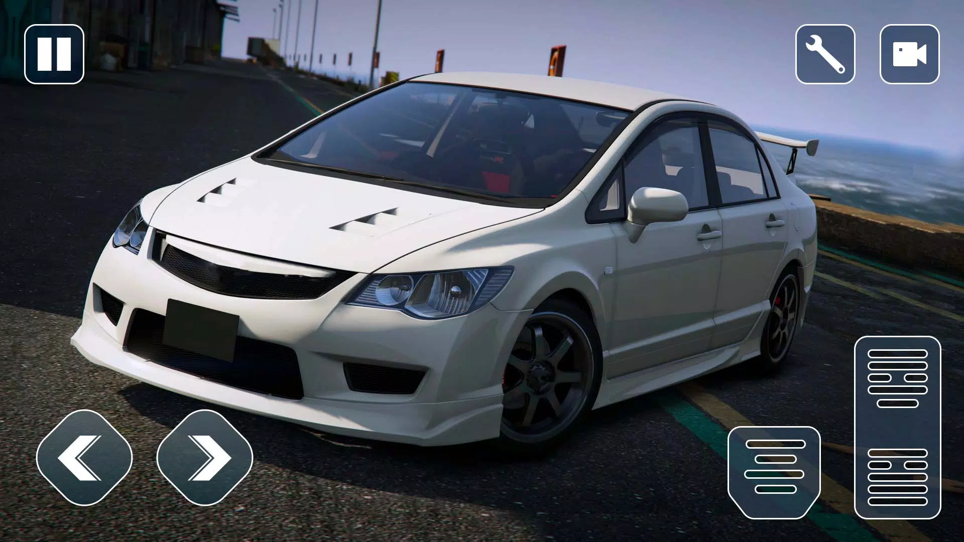 Furious Civic Car City Race Captura de pantalla 2