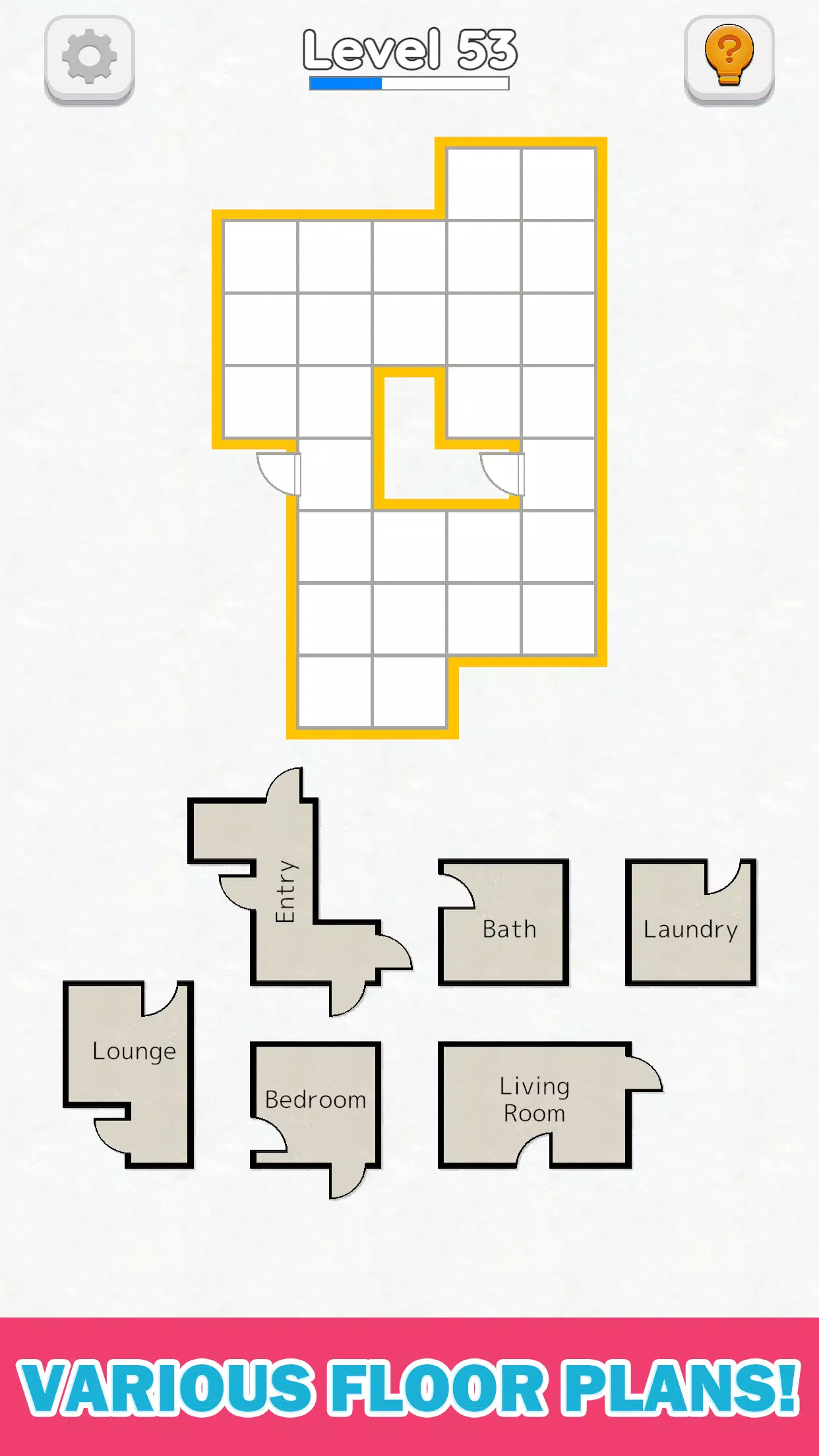 Room Sort - Floor Plan Game Capture d'écran 2