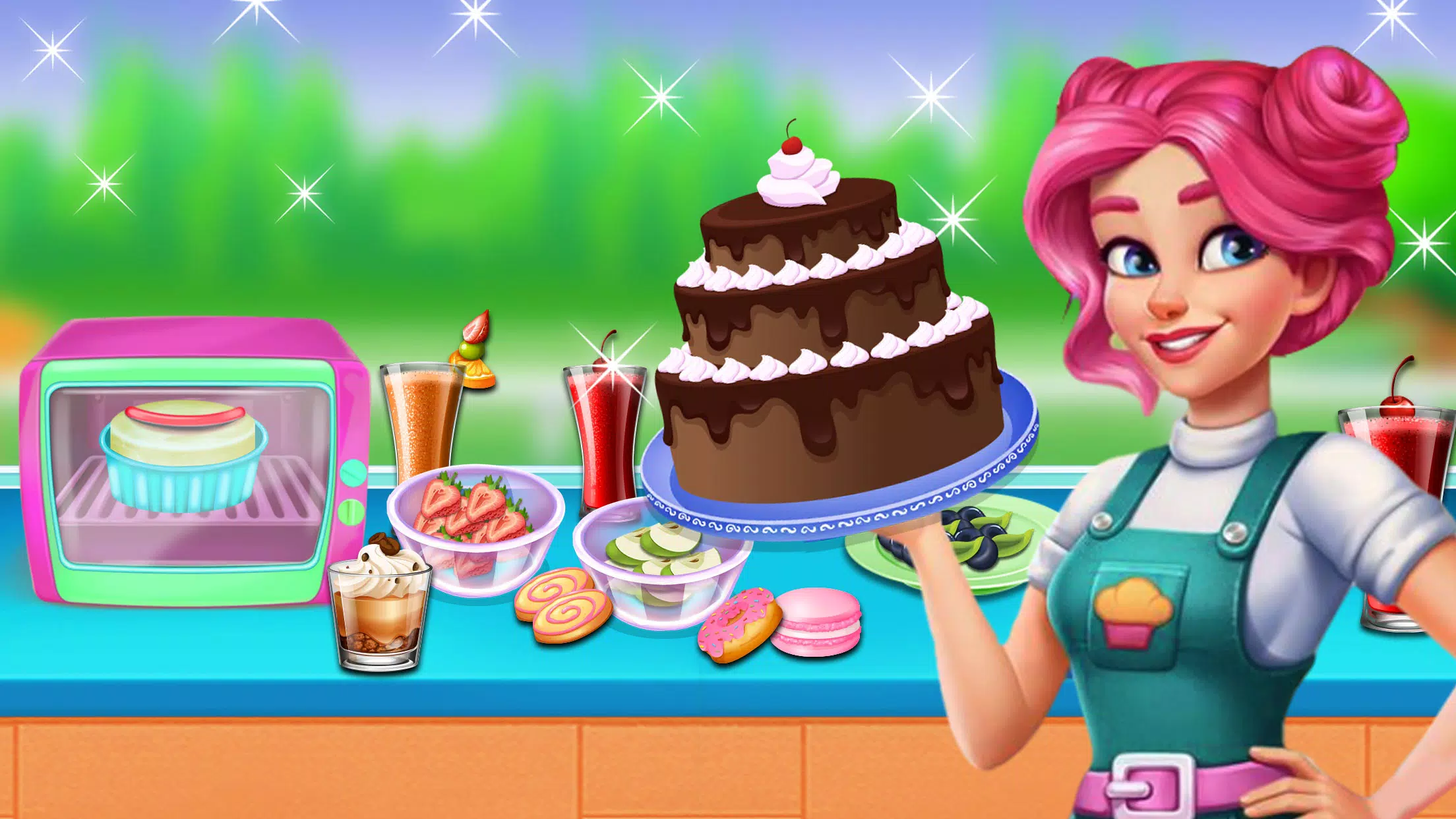 Christmas Cakes Bakery Cooking Capture d'écran 0