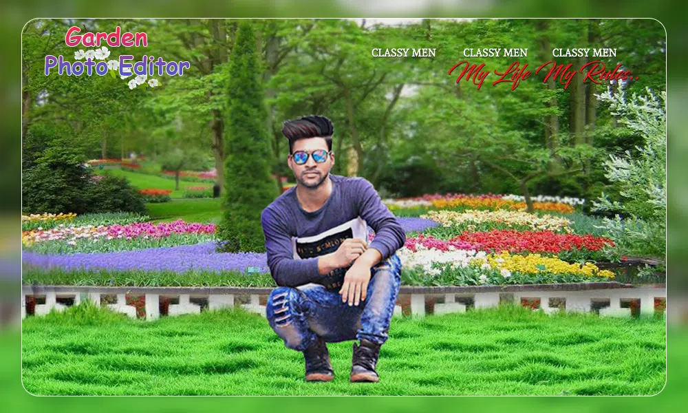 Garden Photo Frame Editor Ảnh chụp màn hình 3