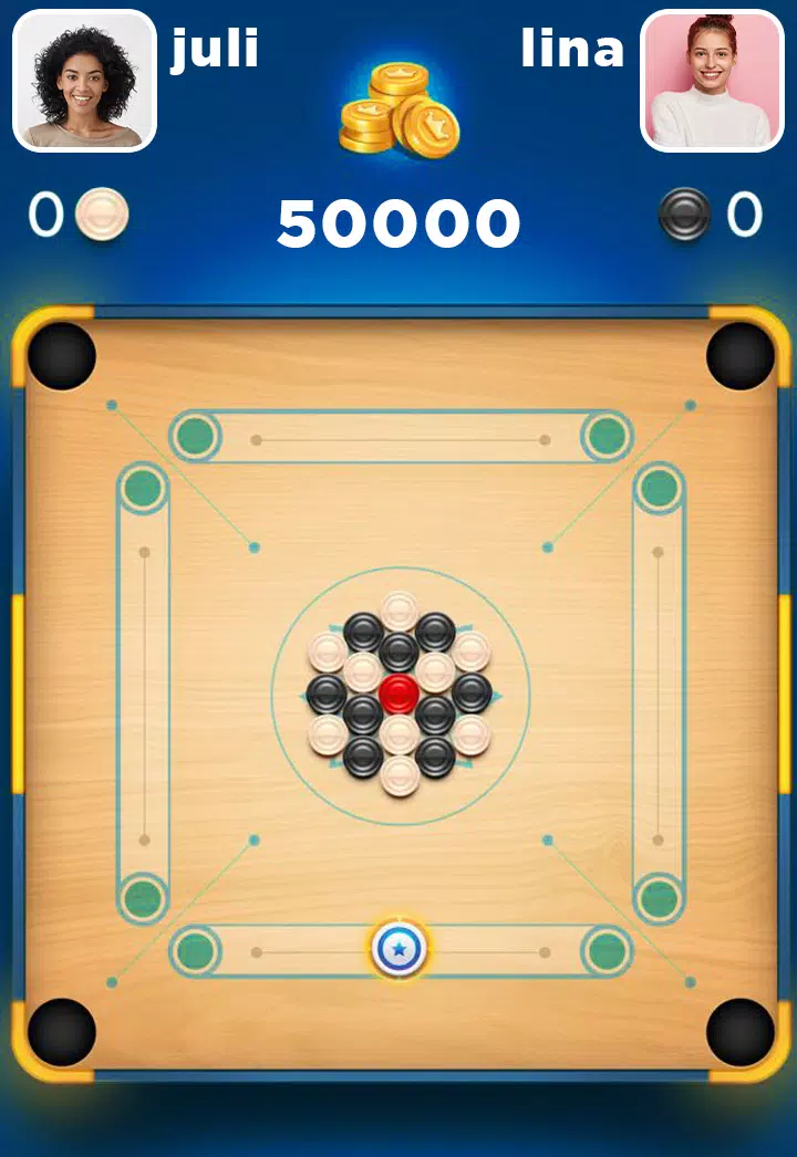 Carrom Board 3D Pool 2023 Captura de tela 3