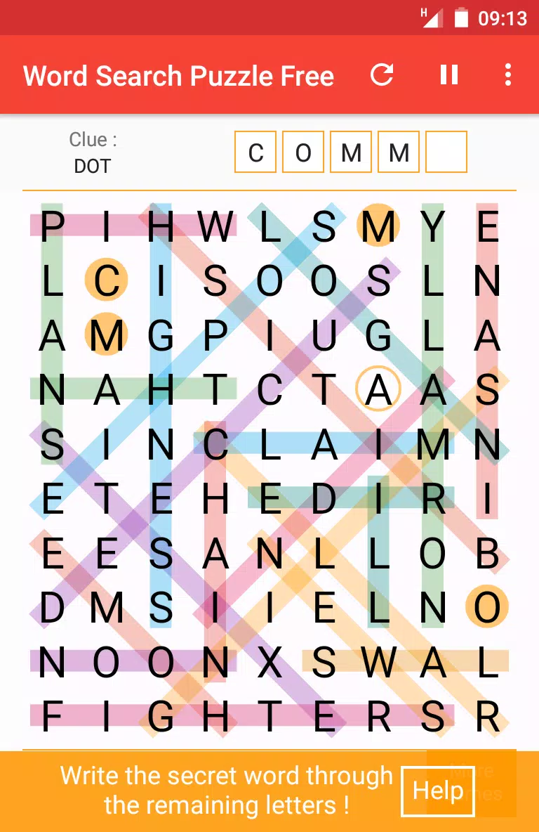 Sopa de Letras Español Captura de pantalla 1