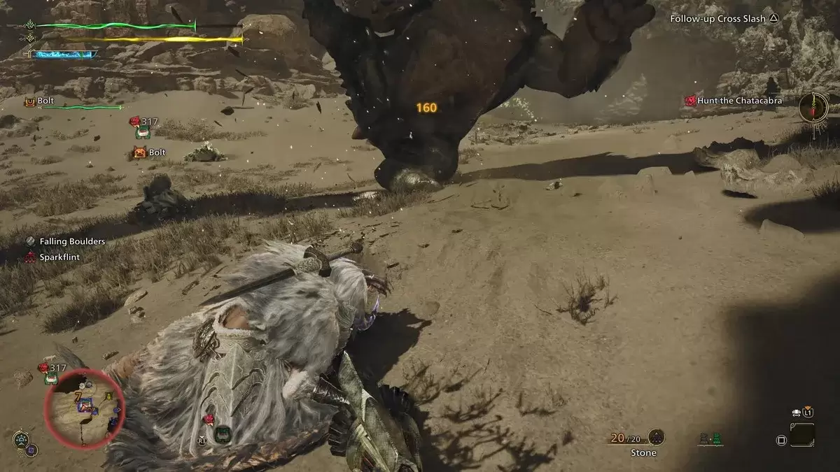 Monster Hunter Wilds Guarda e contadores