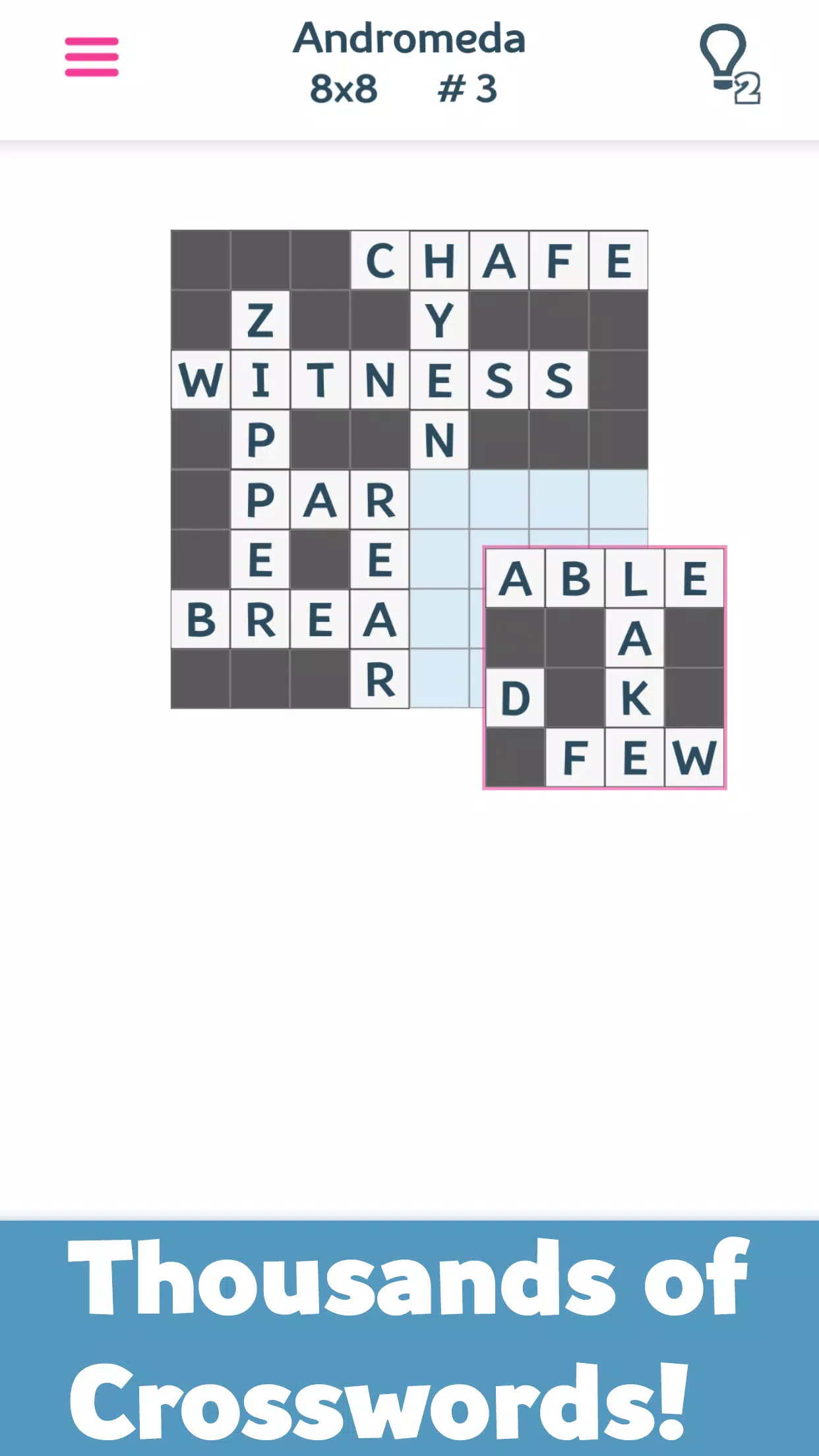 Crosswords(Fill-Ins+Chainword) स्क्रीनशॉट 2