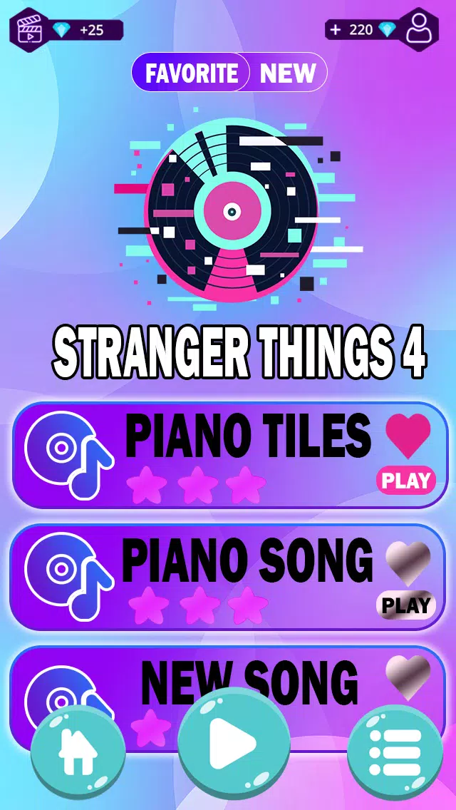 Stranger Things 4 Piano Tiles Captura de tela 0