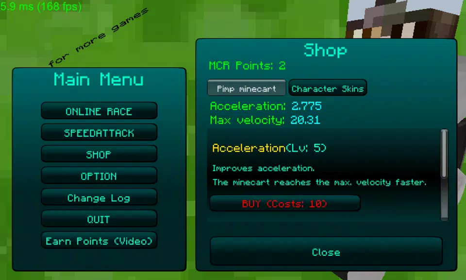 Minecart Race Adventures Captura de pantalla 2