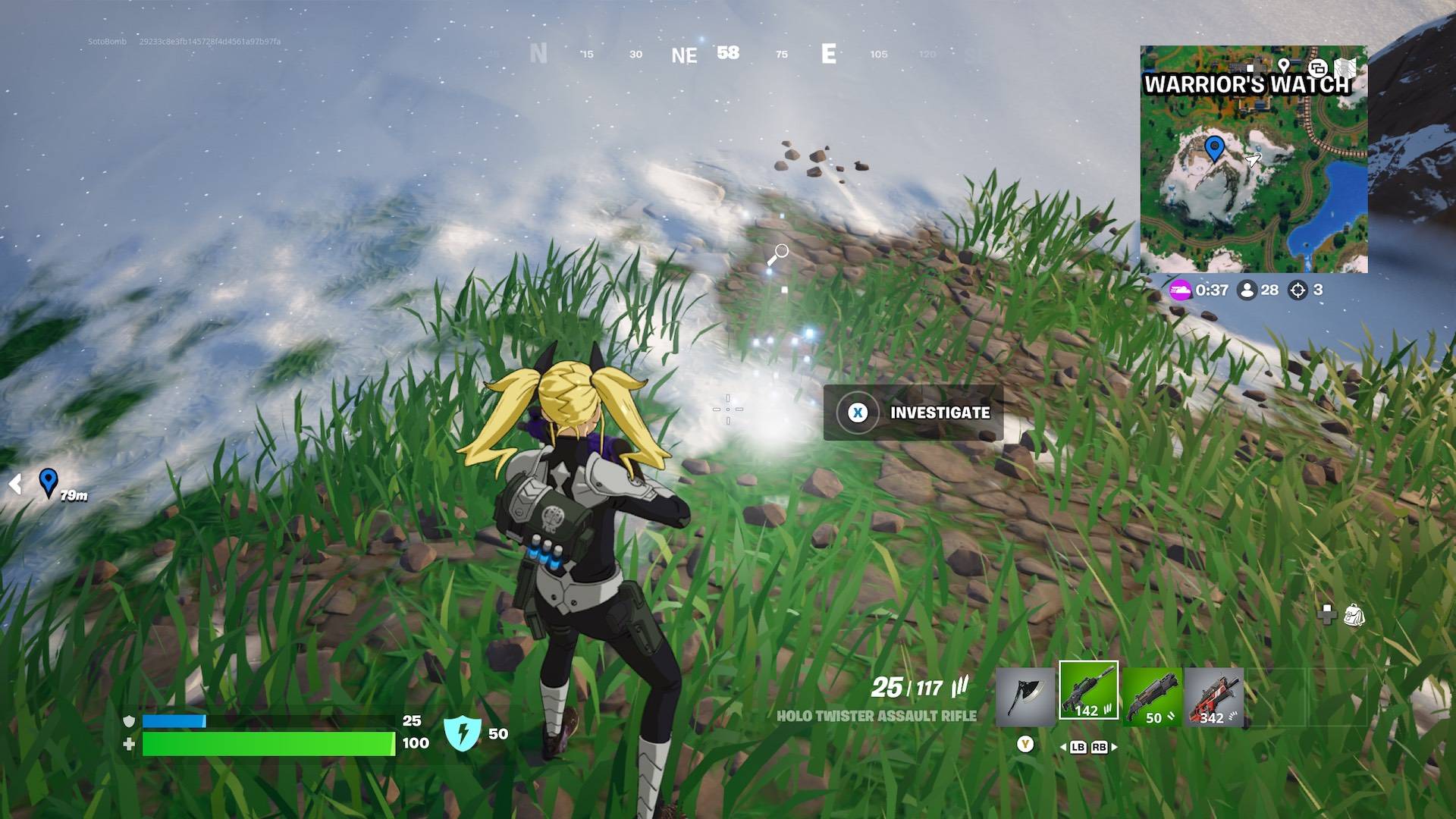 Fortnite: Guía de trazas de cometa en las montañas