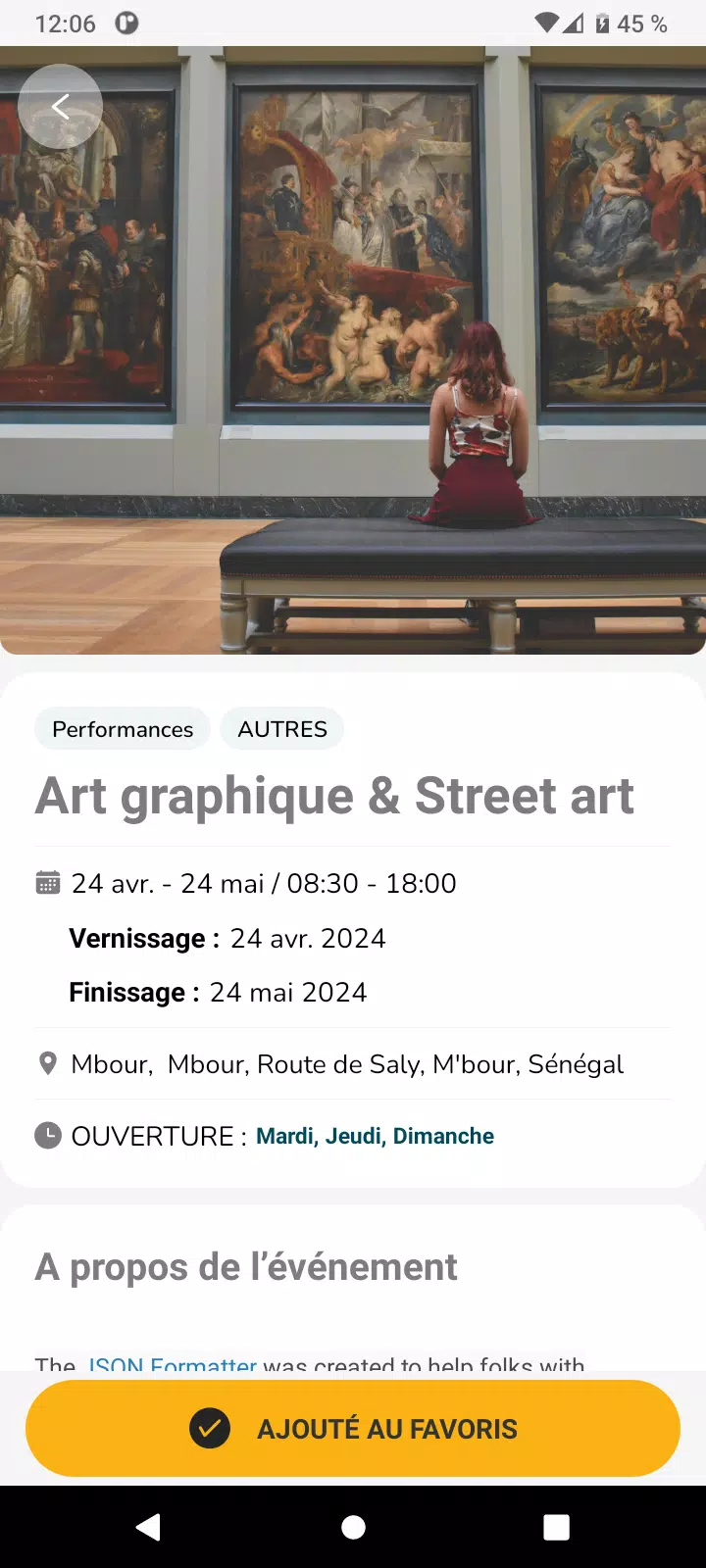 Biennale Captura de pantalla 1