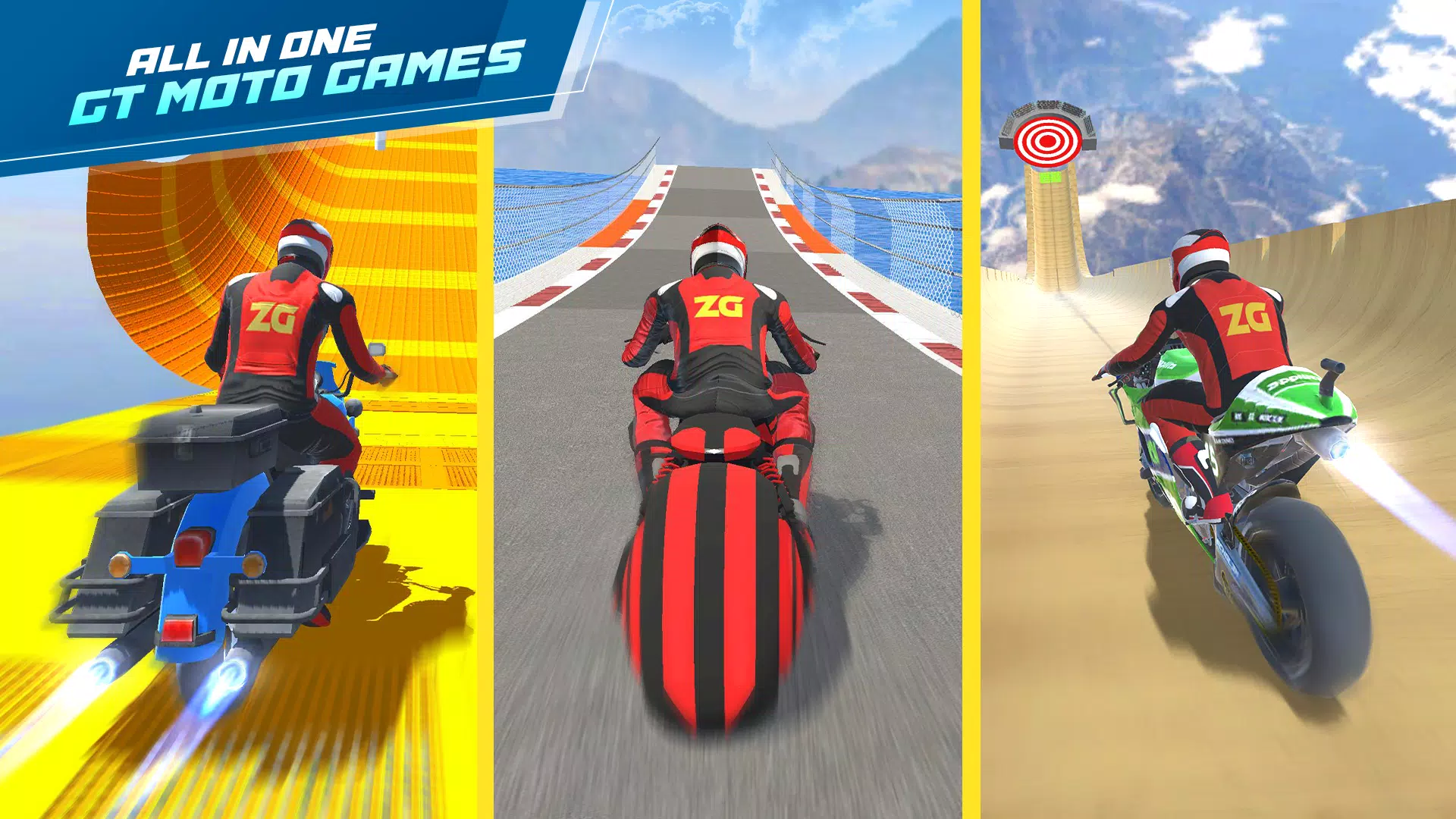 GT Moto Stunt 3D Captura de tela 2