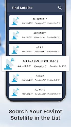 Schermata Satellite Finder:Sat Director 3