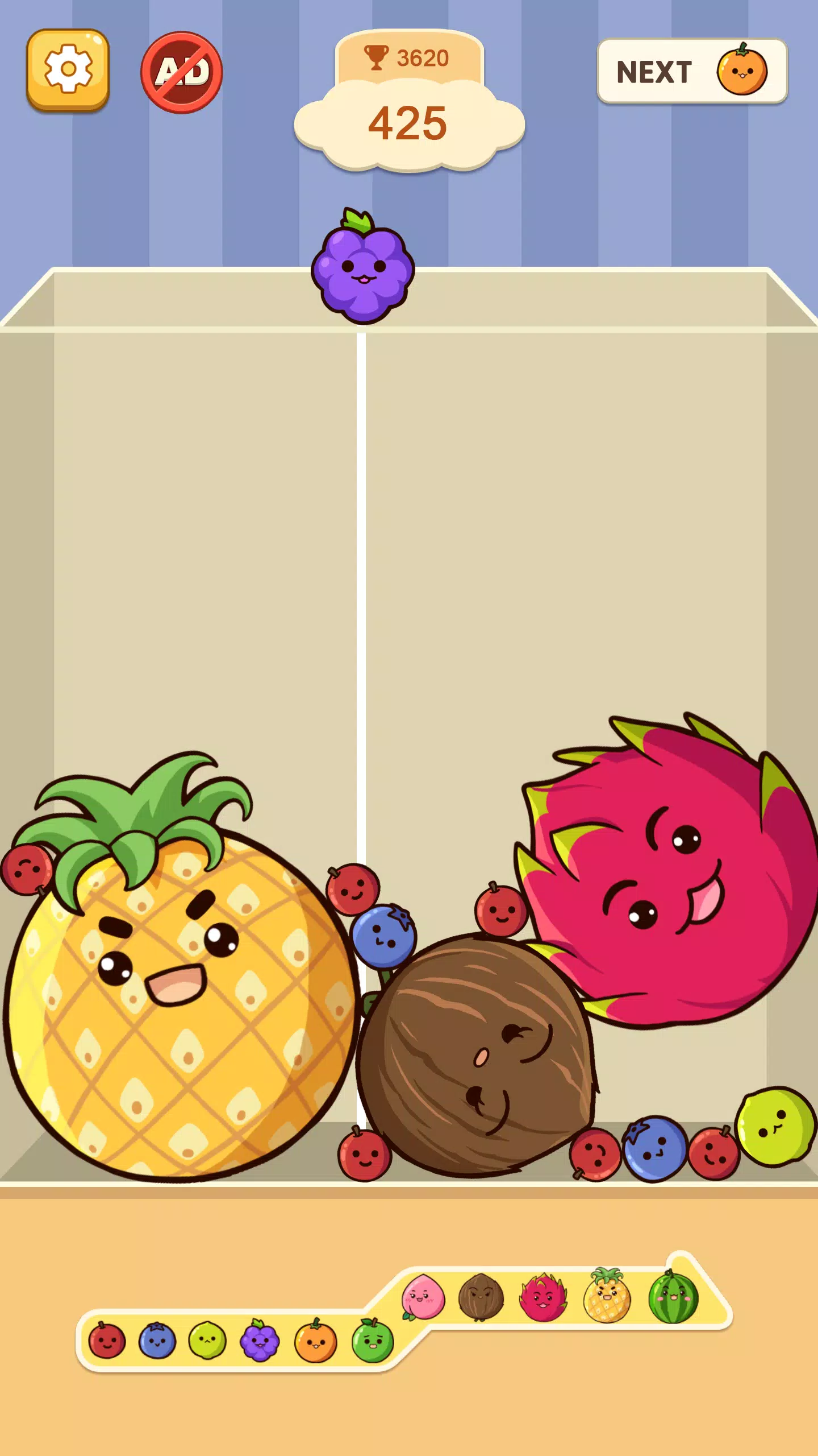 Fruit Merge: Juicy Drop Game 스크린샷 1