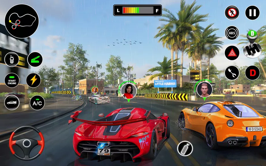 Racing in Highway Car 3D Games 스크린샷 2