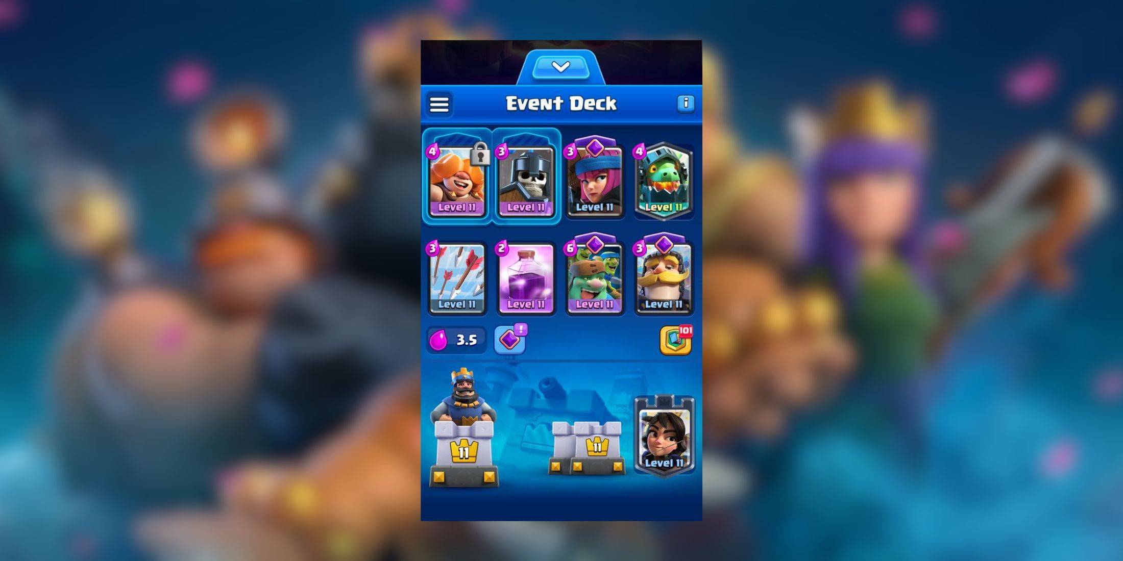 Clash Royale Balanced Deck Composition