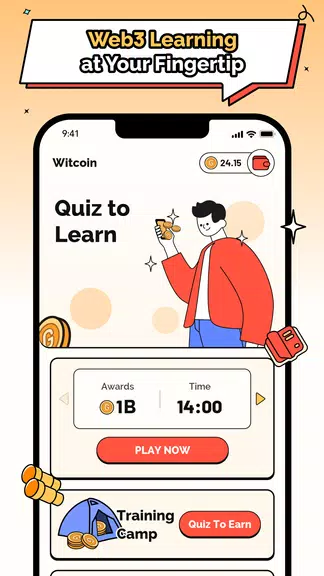 Witcoin: Web3 Play to Learn Capture d'écran 0