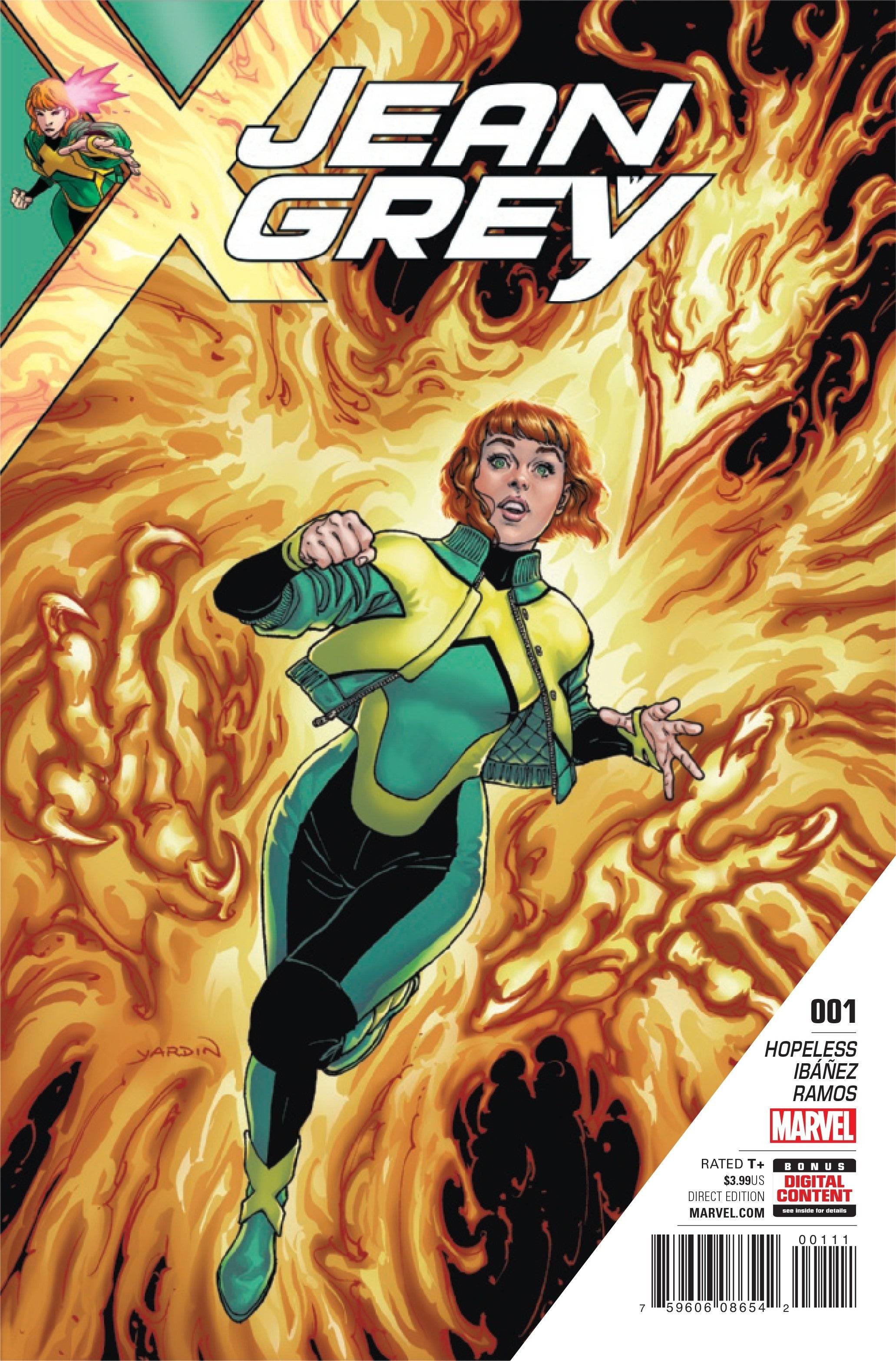 만화에서 Jean Grey. 이미지 크레디트 : Marvel Comics