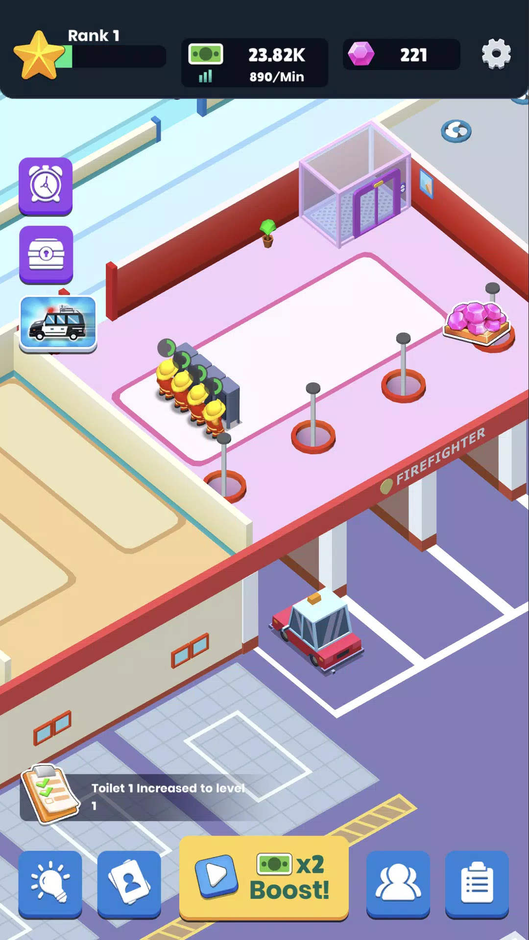 Emergency mission - idle game Capture d'écran 1